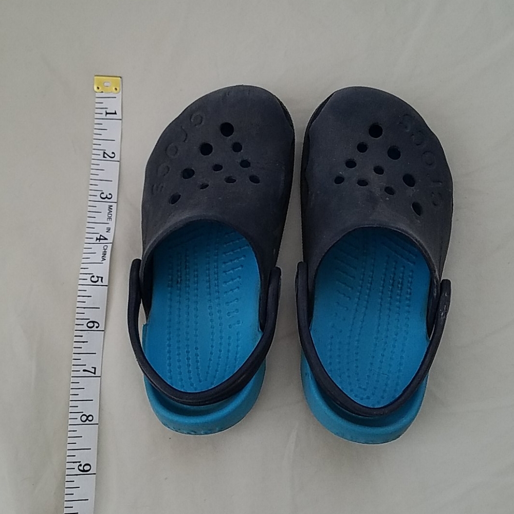 Blue crocs Toddler size 10